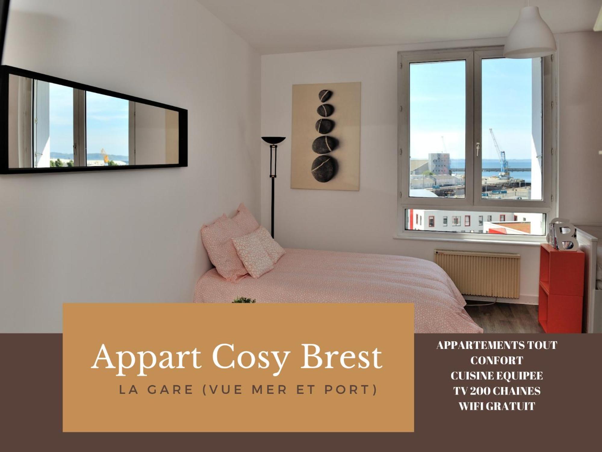 Appart Cosy Brest Habitación foto
